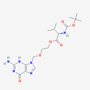 molecular formula C18H28N6O6 B120371 N-t-Boc Valacyclovir CAS No. 502421-44-5