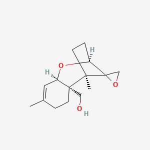 molecular formula C15H22O3 B1203711 4-Deoxyverrucarol CAS No. 91987-94-9