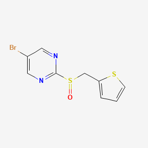 molecular formula C9H7BrN2OS2 B1203714 5-Bromo-2-((2-thienylmethyl)sulfinyl)pyrimidine CAS No. 79685-11-3