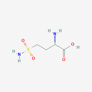 molecular formula C4H10N2O4S B1203717 3-Amino-3-carboxypropanesulfonamide CAS No. 83199-31-9