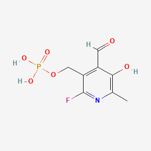 molecular formula C8H9FNO6P B1203725 6-Fluoropyridoxal phosphate CAS No. 90932-80-2