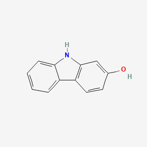 molecular formula C12H9NO B1203736 2-Hydroxycarbazole CAS No. 86-79-3