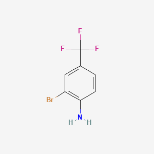 molecular formula C7H5BrF3N B1203737 2-溴-4-(三氟甲基)苯胺 CAS No. 57946-63-1