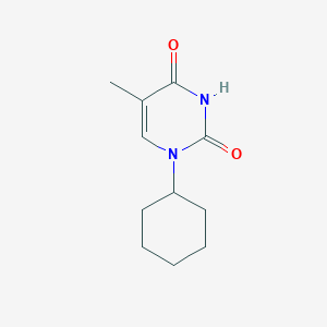 molecular formula C11H16N2O2 B1203738 1-Cyclohexylthymine CAS No. 21031-74-3