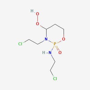molecular formula C7H15Cl2N2O4P B1203742 4-Hydroperoxyisophosphamide CAS No. 39800-28-7