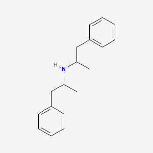 molecular formula C18H23N B1203743 1-phenyl-N-(1-phenylpropan-2-yl)propan-2-amine CAS No. 10509-86-1