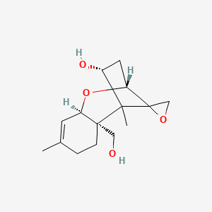 molecular formula C15H22O4 B1203745 Verrucarol 
