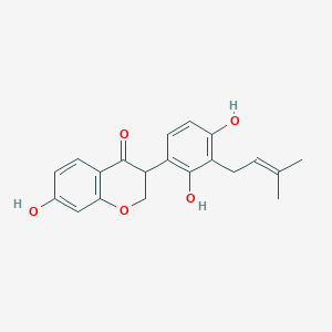 molecular formula C20H20O5 B1203748 2'-羟基新巴维索黄酮 