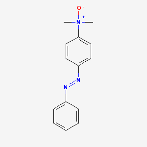 molecular formula C14H15N3O B1203754 4-Dimethylaminoazobenzene amine N-oxide CAS No. 2747-31-1