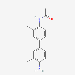 molecular formula C16H18N2O B1203755 3,3'-Dimethyl-N-acetylbenzidine CAS No. 3546-13-2