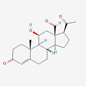 molecular formula C21H28O4 B1203767 21-Deoxyaldosterone CAS No. 47417-48-1
