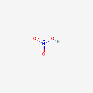 molecular formula HNO3 B1203768 Nitric acid CAS No. 7697-37-2
