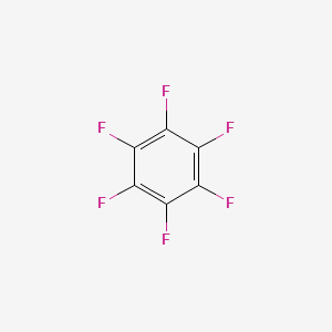 molecular formula C6F6 B1203771 Hexafluorobenzene CAS No. 392-56-3