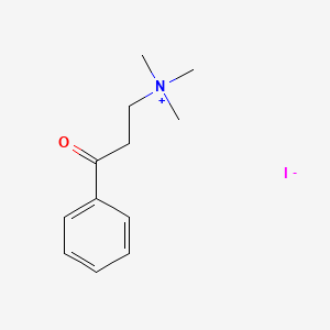 molecular formula C12H18INO B1203774 (2-Benzoylethyl)trimethylammonium iodide CAS No. 5724-15-2