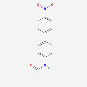molecular formula C14H12N2O3 B1203777 4-Nitro-4'-(acetylamino)biphenyl CAS No. 28533-02-0