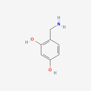 molecular formula C7H9NO2 B1203790 2,4-Dihydroxybenzylamine CAS No. 63452-56-2