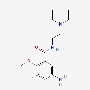 5-Amino-N-(2-(diethylamino)ethyl)-4-fluoro-2-methoxybenzamide