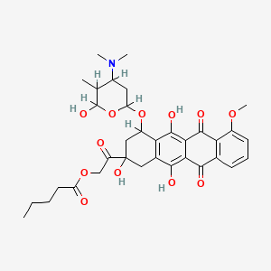 molecular formula C34H41NO12 B1203796 Nndav CAS No. 98910-80-6