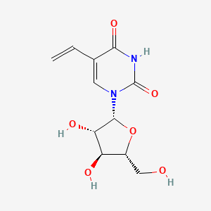molecular formula C11H14N2O6 B1203797 5-Vinyl-1-arabinofuranosyluracil CAS No. 74886-33-2