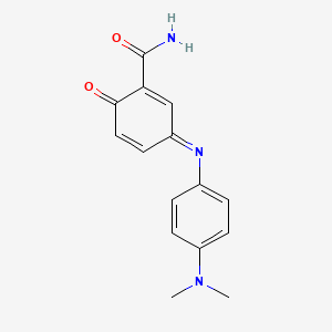 molecular formula C15H15N3O2 B1203804 Indaniline CAS No. 89519-94-8