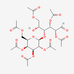 molecular formula C26H36O18 B1203806 2,3,6,2',3',4',6'-Hepta-O-acetylcellobiose CAS No. 106256-88-6