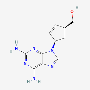 molecular formula C11H14N6O B1203808 Descyclopropyl Abacavir CAS No. 118237-88-0