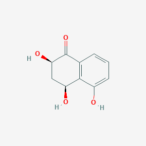 molecular formula C10H10O4 B1203809 2,4,5-Trihydroxy-3,4-dihydronaphthalen-1(2H)-one 