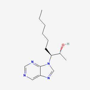 molecular formula C14H22N4O B1203813 9-(2-Hydroxy-3-nonyl)purine CAS No. 81129-36-4