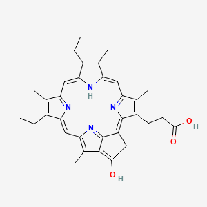 molecular formula C33H34N4O3 B1203814 Phylloerythrin CAS No. 26359-43-3