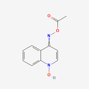 molecular formula C11H10N2O3 B1203815 4-(Acetoxyamino)quinoline 1-oxide 