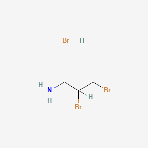 molecular formula C3H8Br3N B1203817 2,3-Dibromopropylazanium;bromide CAS No. 6963-32-2