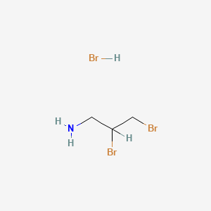 molecular formula C3H8Br3N B1203817 2,3-Dibromopropylamine hydrobromide CAS No. 6963-32-2