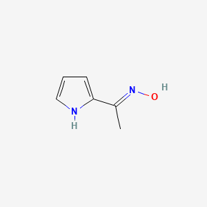 molecular formula C6H8N2O B12038239 1-(1H-pyrrol-2-yl)ethan-1-one oxime 