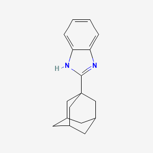 molecular formula C17H20N2 B1203825 2-(1-adamantyl)-1H-benzimidazole CAS No. 23280-73-1
