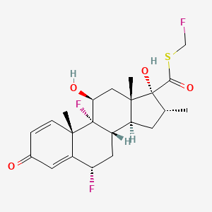 molecular formula C22H27F3O4S B1203827 氟替卡松 CAS No. 90566-53-3