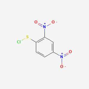 molecular formula C6H3ClN2O4S B1203830 2,4-Dinitrobenzenesulfenyl chloride CAS No. 528-76-7