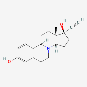 molecular formula C19H23NO2 B1203831 8-Azaethynylestradiol CAS No. 39650-18-5