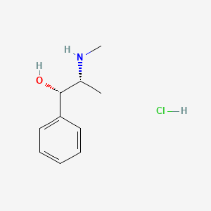 molecular formula C10H16ClNO B1203835 (±)-Ephedrine (hydrochloride) CAS No. 134-71-4