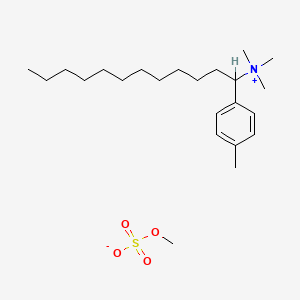 molecular formula C23H43NO4S B1203836 Toloconium metilsulfate CAS No. 552-92-1