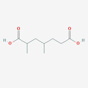 molecular formula C9H16O4 B1203861 2,4-Dimethylpimelic acid 