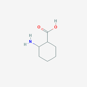 molecular formula C7H13NO2 B1203866 2-Aminocyclohexanecarboxylic acid CAS No. 75081-40-2