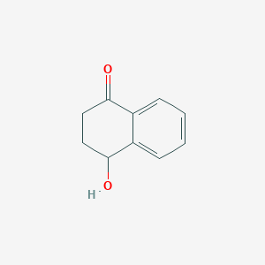 molecular formula C10H10O2 B1203867 4-hydroxy-3,4-dihydronaphthalen-1(2H)-one CAS No. 21032-12-2