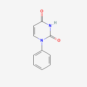 molecular formula C10H8N2O2 B1203868 1-苯基尿嘧啶 CAS No. 21321-07-3