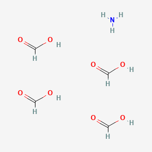 molecular formula CH2O2.H3N<br>CH5NO2 B1203870 Ammonium tetraformate CAS No. 70179-79-2
