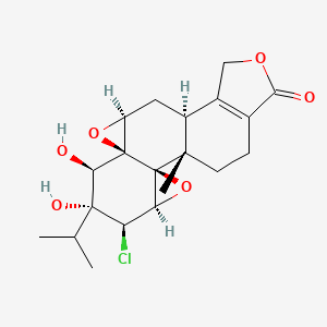 molecular formula C20H25ClO6 B1203874 Tripchlorolide CAS No. 132368-08-2