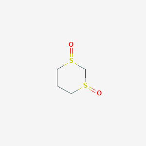 molecular formula C4H8O2S2 B12038788 1,3-Dithiane 1,3-dioxide CAS No. 90471-08-2