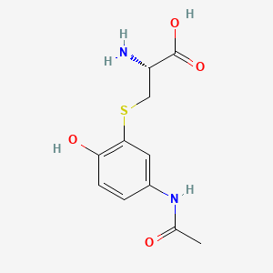 molecular formula C11H14N2O4S B1203890 Paracetamol-cysteine CAS No. 53446-10-9