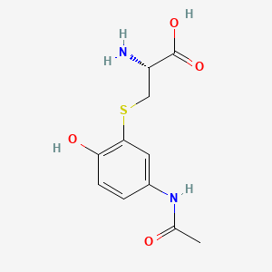 molecular formula C11H14N2O4S B1203890 3-(Cystein-S-yl)paracetamol CAS No. 53446-10-9