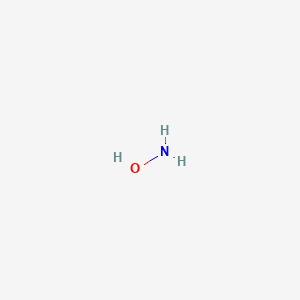 molecular formula H3NO<br>NH2OH<br>NH2OH<br>H3NO B1203895 Hydroxylamine CAS No. 7803-49-8