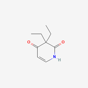 molecular formula C9H13NO2 B1203899 Pyrithyldione CAS No. 77-04-3